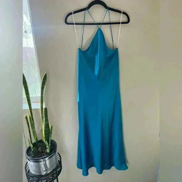 Amanda Uprichard x Bloomingdale's Prima Silk Midi Slip Dress - 100% Exclusive - Picture 4 of 11
